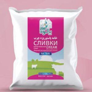 Замороженные сливки нормальной и высокой жирности в полиэтиленовой упаковке для промышленного использования и производства масла.